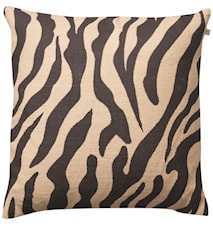 Zebra  Kuddfodral Linne Beige/Svart 50x50 cm