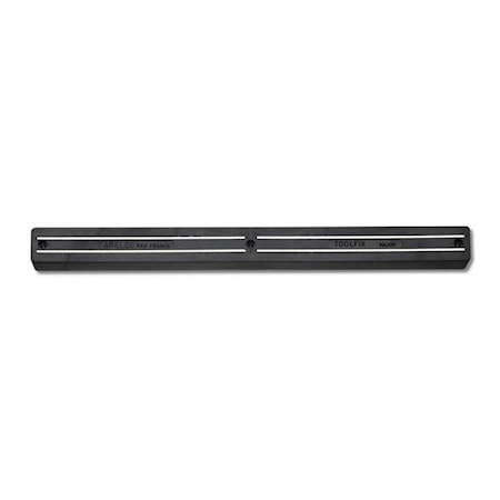 Knivmagnet, sort, 35 cm med 3 skruehuller