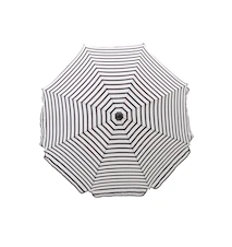 Oktogon Parasoll 180 cm, svart/hvit