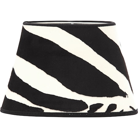 Lampeskjerm Oval Zebra