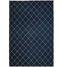 Diamond Dhurry Matta Ull Blue Melange/Off White 184x280 cm