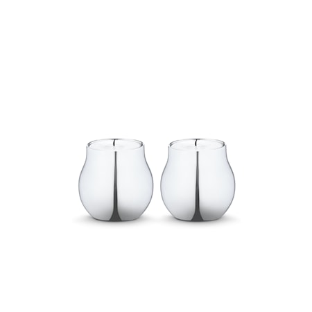 Georg Jensen Cafu Ljuslykta 2-pack Rostfritt Stål