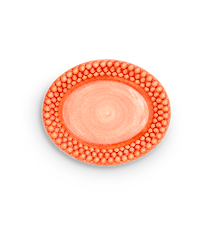 Bubbles Oval Tallerken Oransje 20 cm
