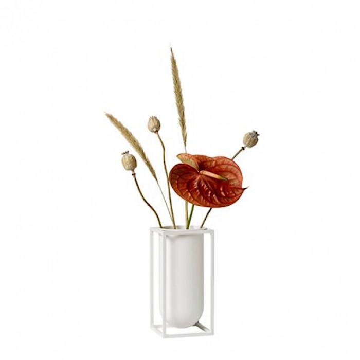 Kubus Vas Lily Vit