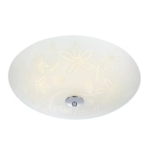 Fleur Loftlampe LED 43 cm White/Chrome