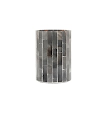 Portacandele Amroha grigio 15 cm