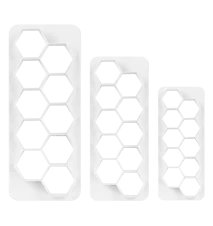 Geometrisk Multiskärare Hexagon 3 st