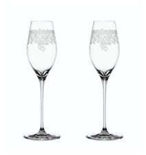 Arabesque Champagneglass 30cl 2-pakning