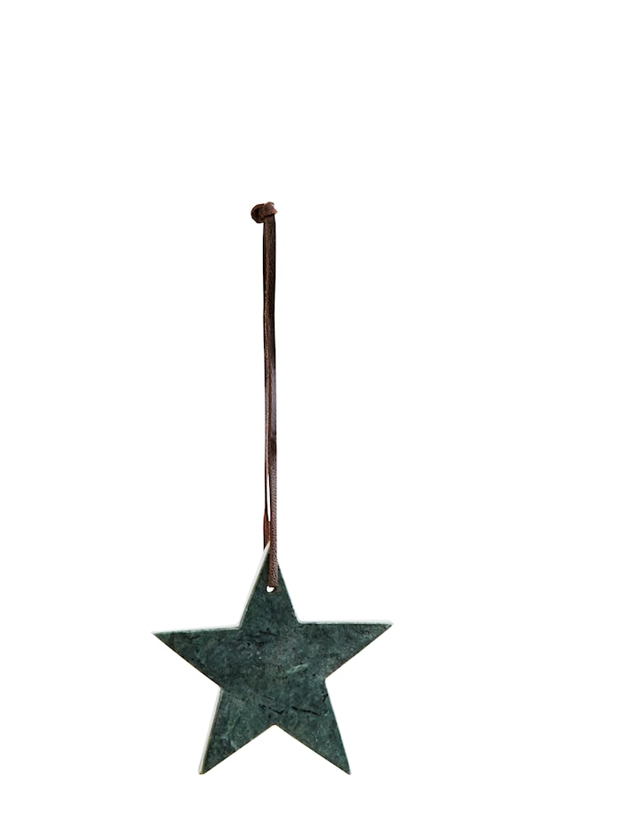 Stjärna Ø 9 cm Grön
