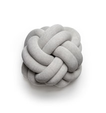 Cuscino Knot grigio chiaro
