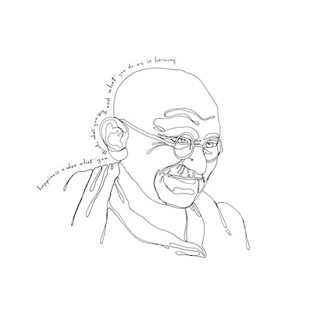 Juliste LW Icons Mahatma Ghandi