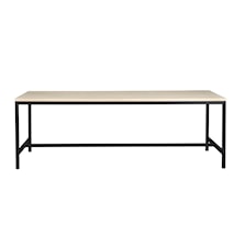 Everett Matbord Vitpigmenterad Ek 220 cm