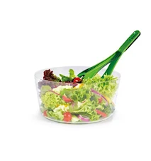 Salatslynge liten Ø 22,6 x 12,4 cm plast grønn