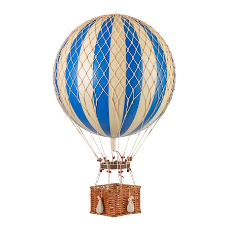 Jules Verne Luftballong 70 cm Blå