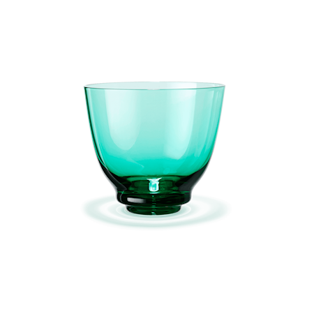 Flow Vattenglas 35 cl Emerald green