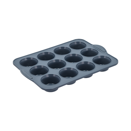 Pecan Muffinsform till 12 st 33×24 cm Metall Indigo
