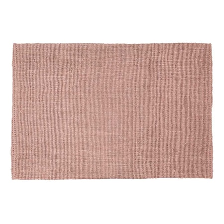 Jutematta soft pink 230×160 cm