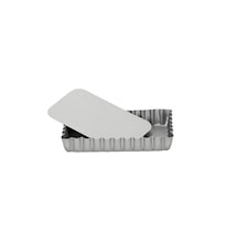 Silvertop pajform rektangulär silverfärgad 13 cm