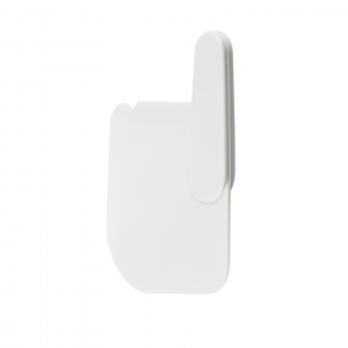 Spatel/Degskrapa 13x10 cm Plast Vit