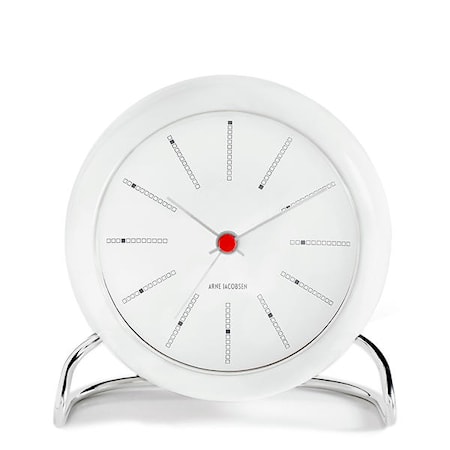 Arne Jacobsen Bankers bordur hvid/hvid Ø 11 cm alarmfunktion