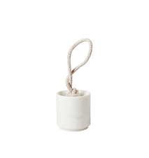 Abby Dörrstopp 10 cm Marmor Vit