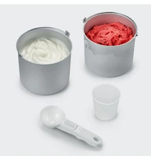 Jäätelökone Kompressorilla, Jugurttitoiminnolla, 2 L, Kaksi astiaa