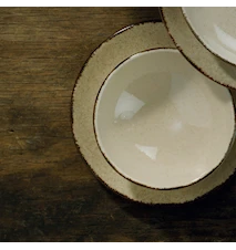 Porcelain Tableware Set 24 Pieces Cinnamon
