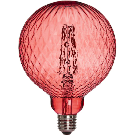 Elegance LED Cristal Cristal Red 125mm