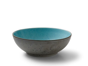 Bowl Ø30 cm Grey/Light Blue Bitz