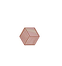 Zone Denmark Hexagon Grytunderlägg Terracotta