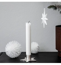 Candle Holder Star Silver