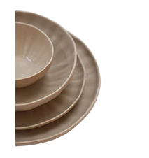Dainty Asjett 21 cm 4-pakk Beige