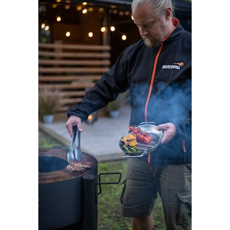 Oakdale Grill Ø 60 cm Stål Svart