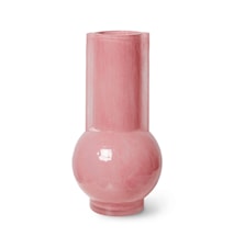 Glass vase flamingo rosa