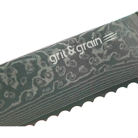 Brødkniv 20 cm Damaskus Pakkahåndtag