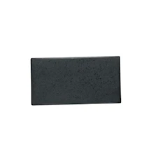 Tapas Plate 30x16 cm Black Stoneware