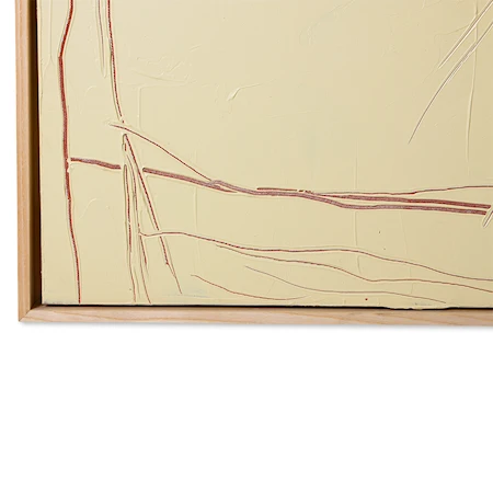 Abstrakt maleri Visage 120 x 160 cm