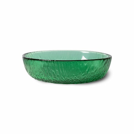 The Emeralds Glasskål Ø12,5×3,5 cm Glas Grön