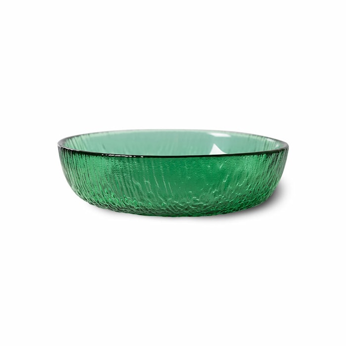 The Emeralds Glasskål Ø12,5x3,5 cm Glas Grön