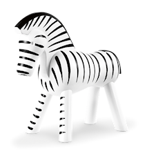 Zebra svart/vit