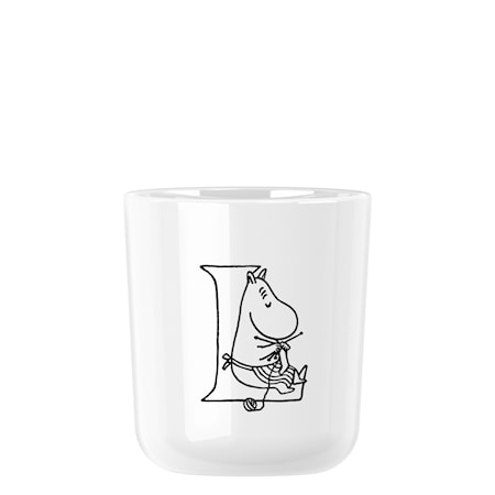 L Moomin ABC Krus 20 cl Hvid