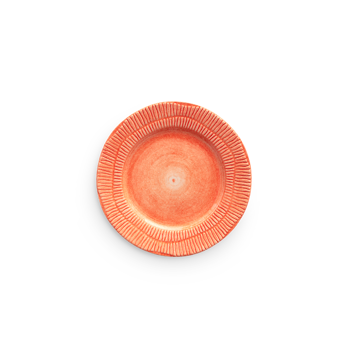 Stripes Assiett Ø21 cm Keramik Orange