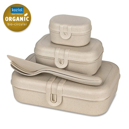 Pascal Ready Set Lunchbox 6 osaa Beige, Koziol