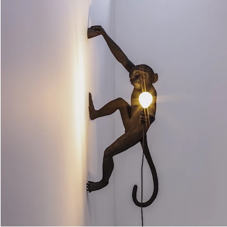 Lampe d'extérieure Monkey Lamp suspendue droite noir