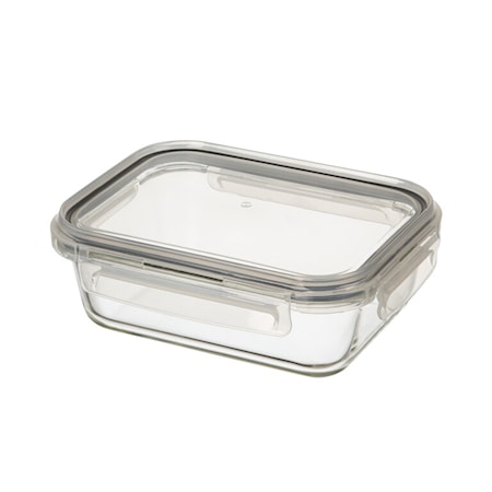 Kitchen Glasform med Lock 1 liter 20,4x15,5 cm Glas