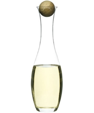 Vin/Vandkaraffel med Egekork 1 l