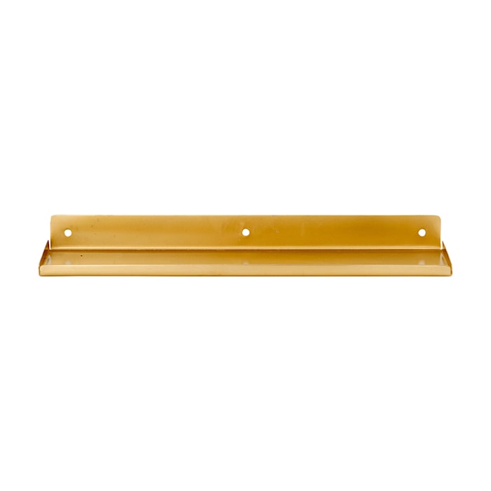Ledge shelf 43 cm Brass