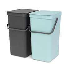 Paparikori 'SORT & GO' 2x16L Minttu/antrasiitti
