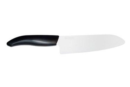 Cuchillo de cocinero cerámica blanco hoja 16 cm