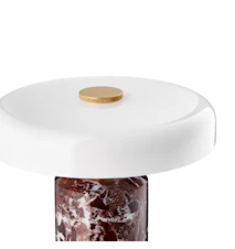 Trip Bordlampe Ø17x21 cm Marmor Burgundy/Opal